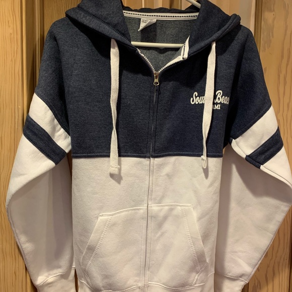 HP!! Exist Navy & White South Beach Hoodie - Picture 2 of 8